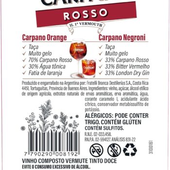 Carpano Rosso, 950ml