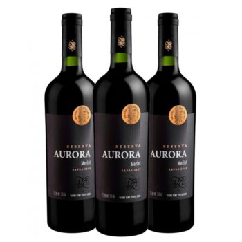 Trio Vinho Aurora Reserva Merlot 750ml