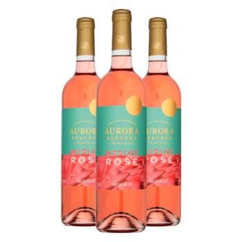 Trio Vinho Aurora Reserva Merlot Rosé 750ml